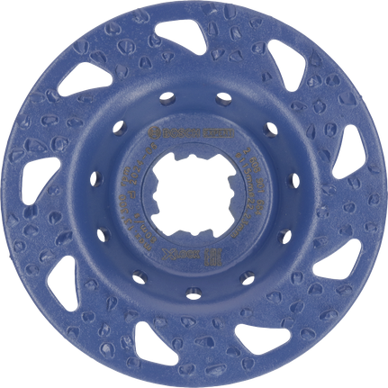 Cabezal de rectificado de carburo para múltiples materiales Bosch EXPERT, plano grueso.